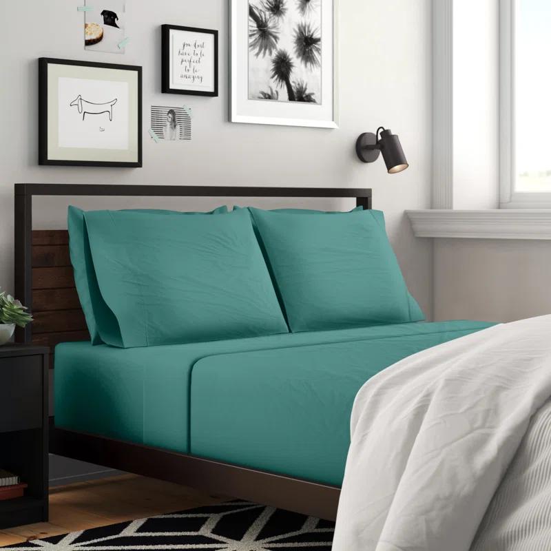 Superior Brushed Microfiber Breathable Wrinkle Resistant Sateen Sheet Set