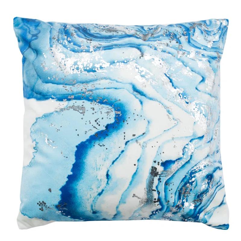Safavieh Jakki Metallic Applique Reversible Throw Pillow