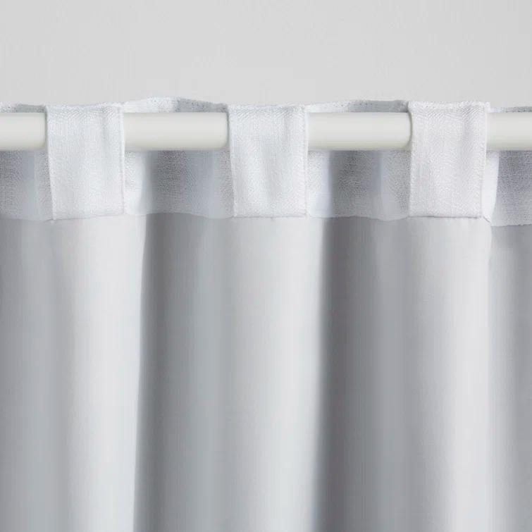 Linen Herringbone Blackout Polyester Curtain