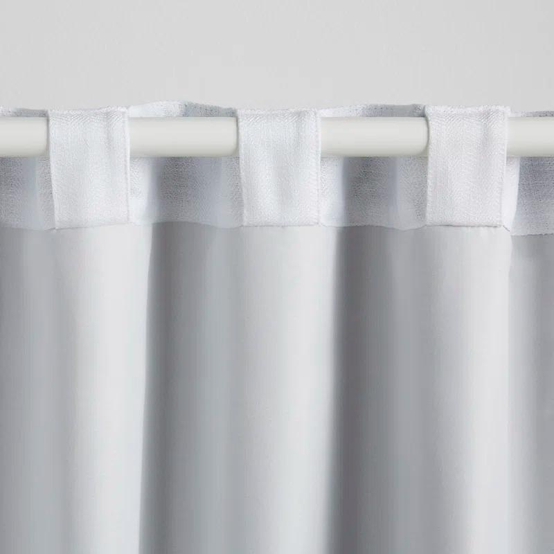 Linen Herringbone Blackout Polyester Curtain