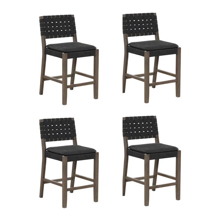 Nathan James  Upholstered Stool & Reviews | Wayfair