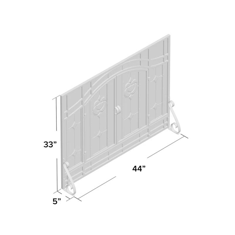 Steel Fireplace Screen