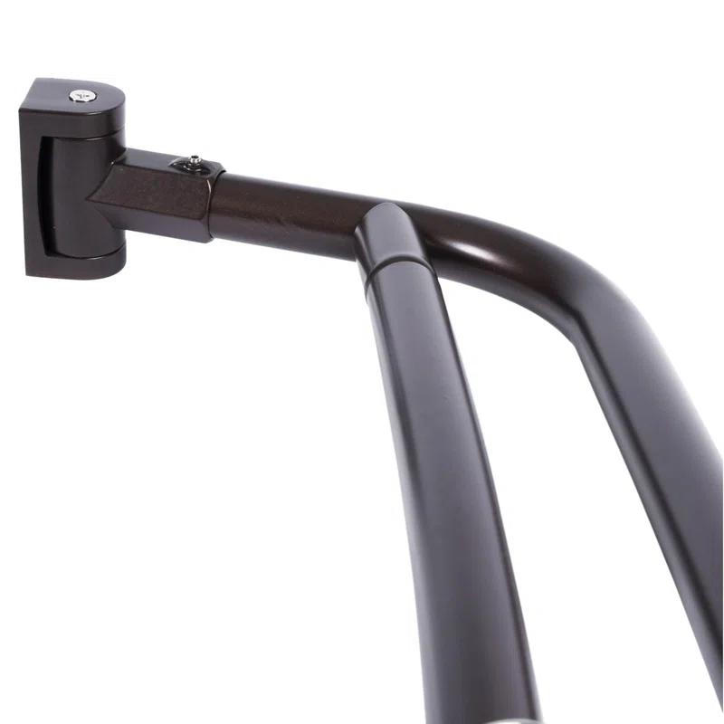 Utility-Sink 70'' Curved Fixed Shower Curtain Rod