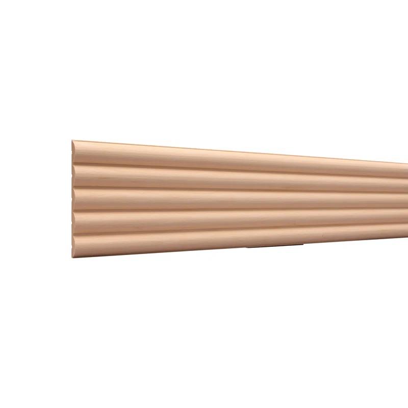 Ornamental Mouldings Reeded Hardwood 5 H x 96 W Accent Moulding