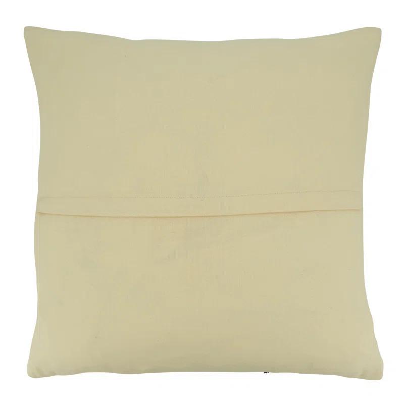Saro Elka Collection Cotton Throw Pillow