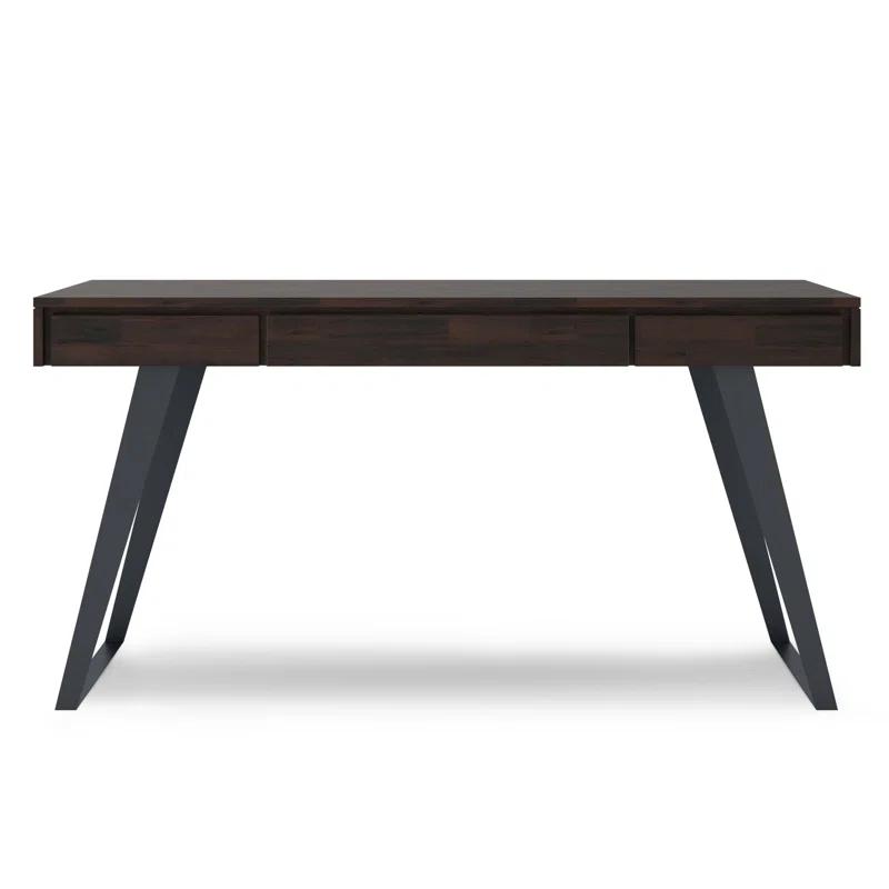Simpli Home Lowry Solid Wood Desk