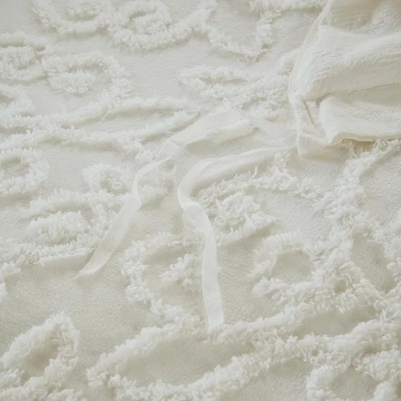 Kelly Clarkson Home Emberly Tufted Cotton Chenille Duvet Cover Set