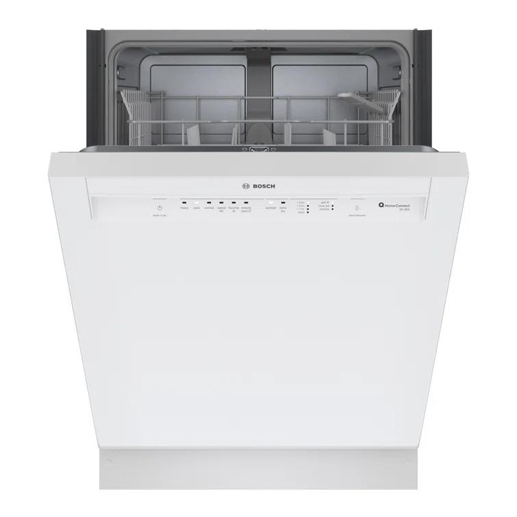 Bosch 800 Series 24" Front Control Built-In Dishwasher with Hybrid Tub SHE3AEM2N