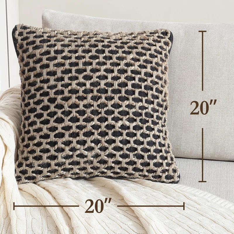 Boho Living Boho Living Jada Decorative Pillow Collection Living Cotton Blend Square Throw Pillow Cover (Set of 2)