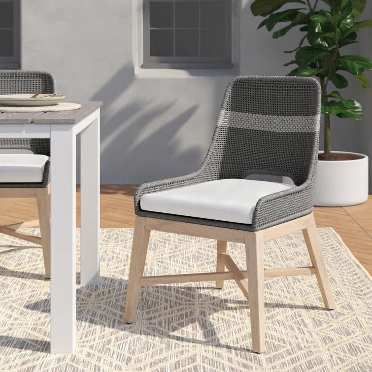 Kinnda Indoor / Outdoor Dining Chair (Set of 2) - Dark Gray