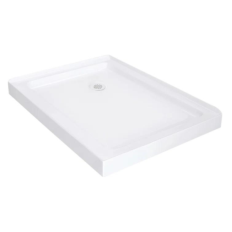 Aston Moselle 44" x 77.5" Rectangular Sliding Shower Enclosure with Base SEN976-TR-CH-48-10-L