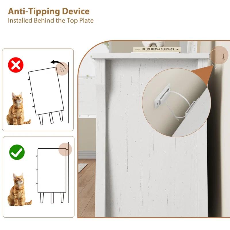 Breakwater Bay 6-Drawer Dresser - Tall Boho Dresser With Curved Legs, Rattan Accents, And Freestanding Storage For Living Room