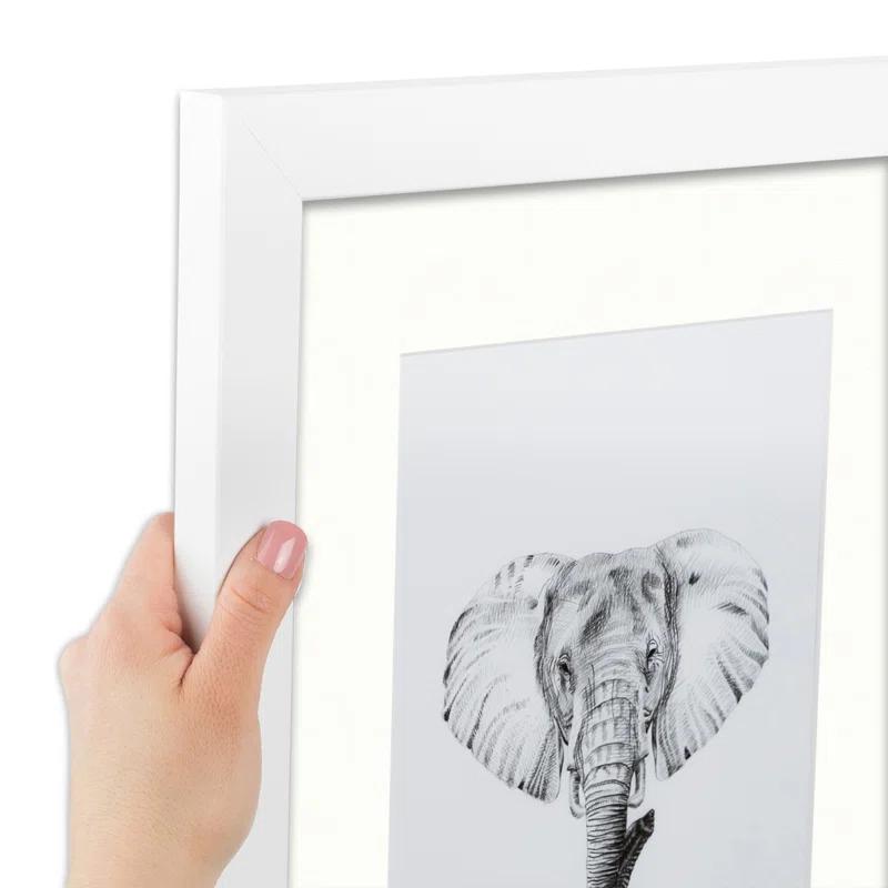 ArtToFrames Wood Matte Picture Frame with Mat