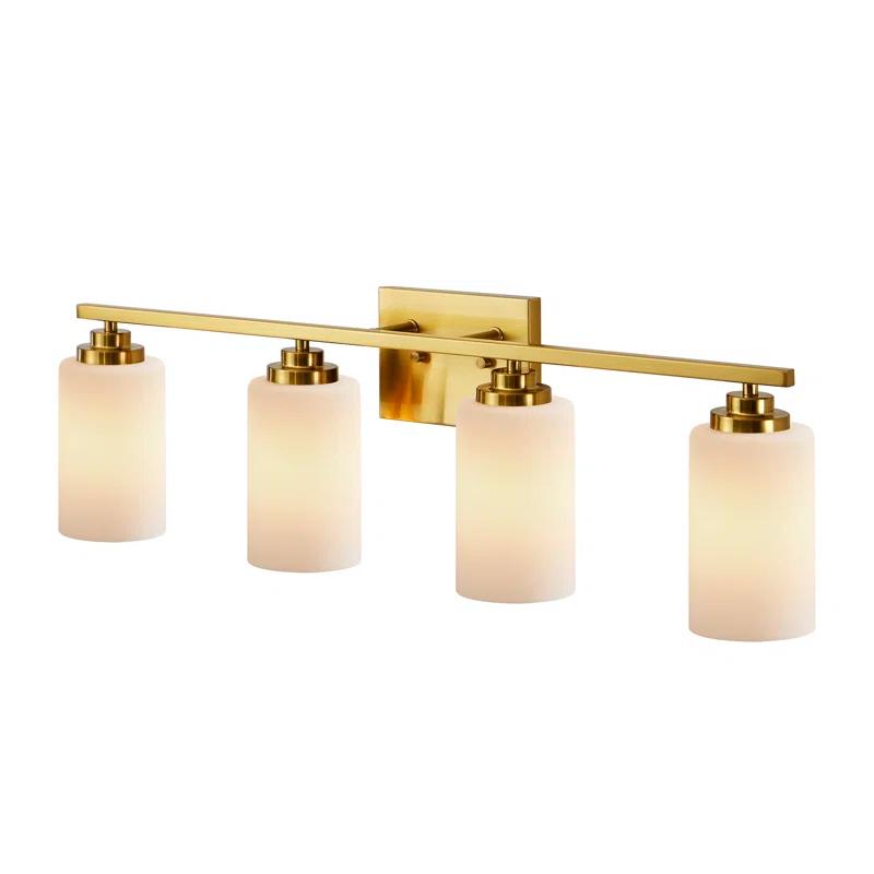Vanity Light With Frosted White Glass