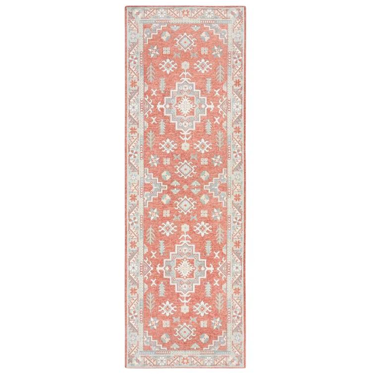 Town & Country Living TOWN & COUNTRY LUXE Livie Forever Vintage Everwash Washable Multi-Use, Non-Slip Kitchen Runner