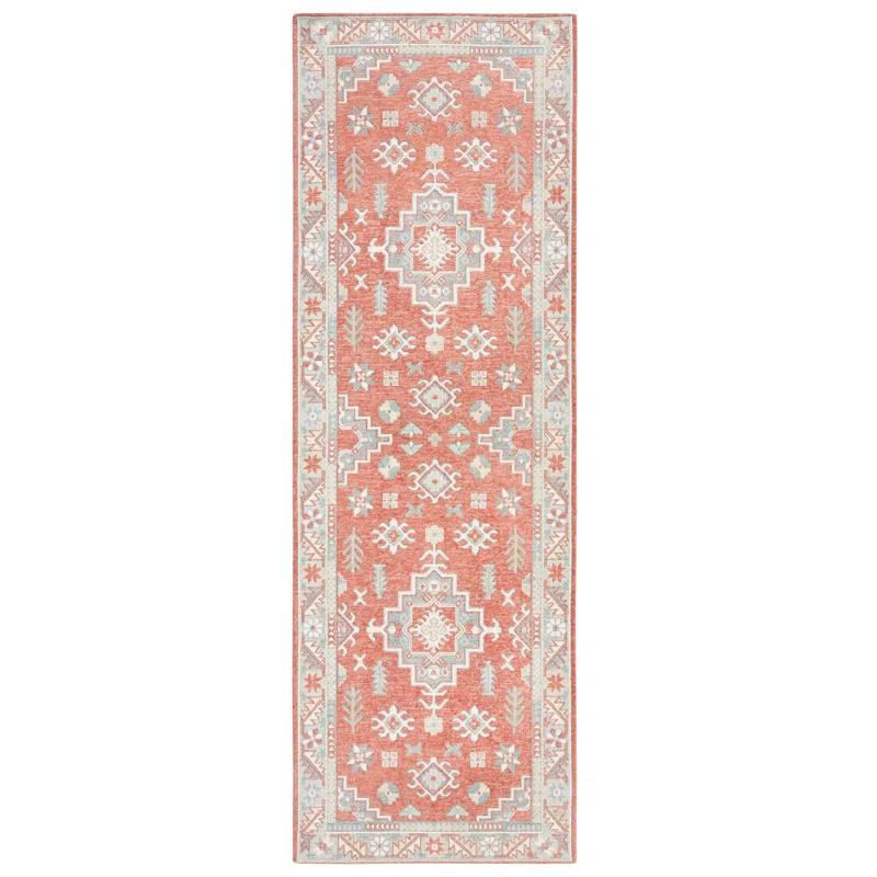 Town & Country Living TOWN & COUNTRY LUXE Livie Forever Vintage Everwash Washable Multi-Use, Non-Slip Kitchen Runner