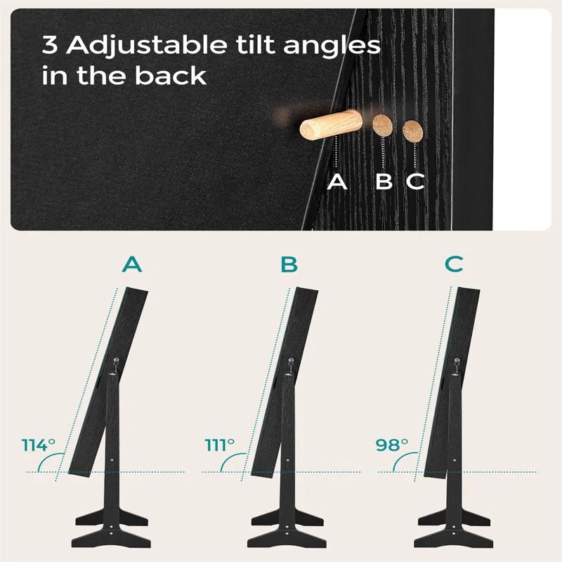 Songmics 16.2'' Wide Freestanding Jewelry Armoire