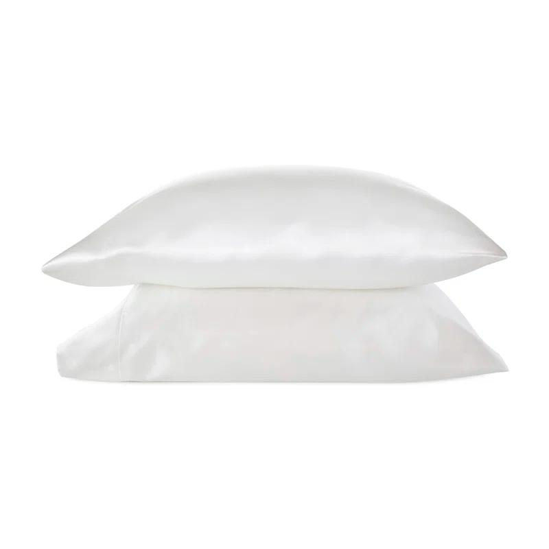 Seduction Martex Elegance Satin Silk Pillowcases Set Of 2 Hotel Quality - Super Soft & Breathable