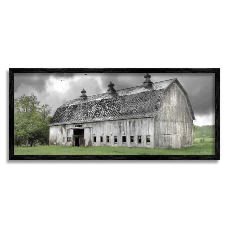 Stupell Industries " Farmland Barn Overhead Clouds " by Lori Deiter