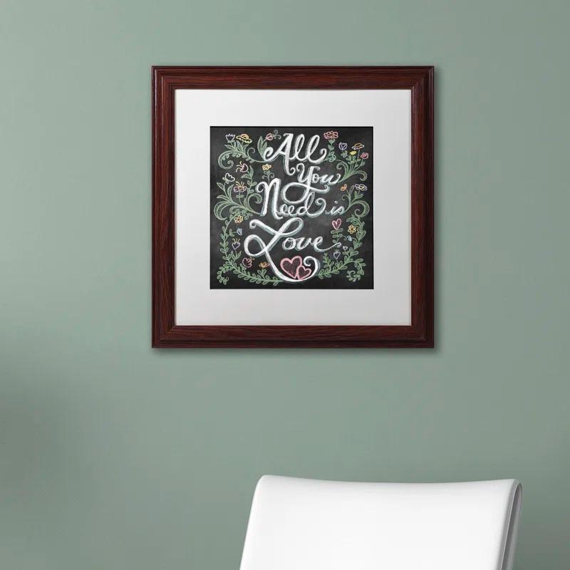 Trademark Fine Art Elizabeth Caldwell " All You Need Is Love " by Elizabeth Caldwell