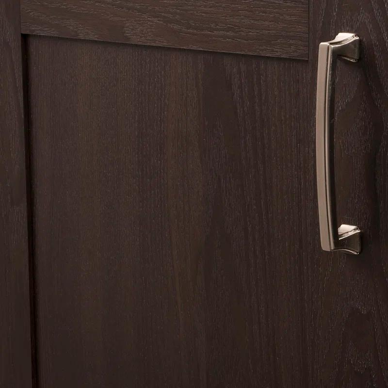 Hickory Hardware Bridges Collection Handle Pull - 5-1/16" Center to Center Cabinet Pull Satin Nickel - Transitional, Deco Hardware for Drawers & Cabinets