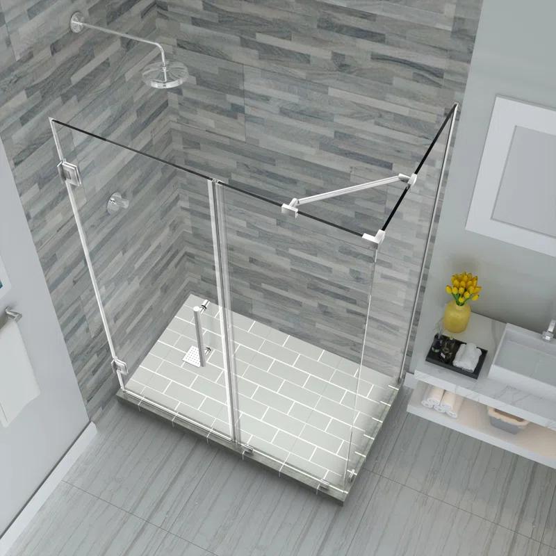 Bromley 69" x 72" Rectangle Hinged Shower Enclosure