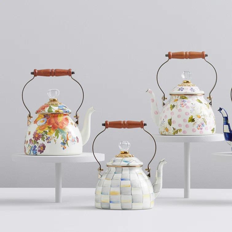 Flower Market 2 Quart Tea Kettle