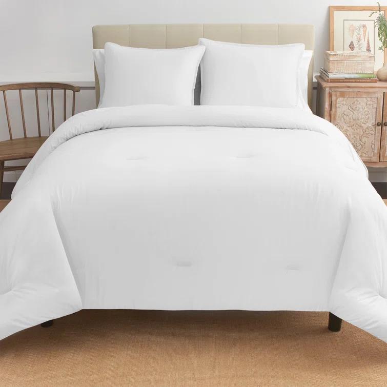 Boutique Living Reversible Percale Cotton Comforter Set