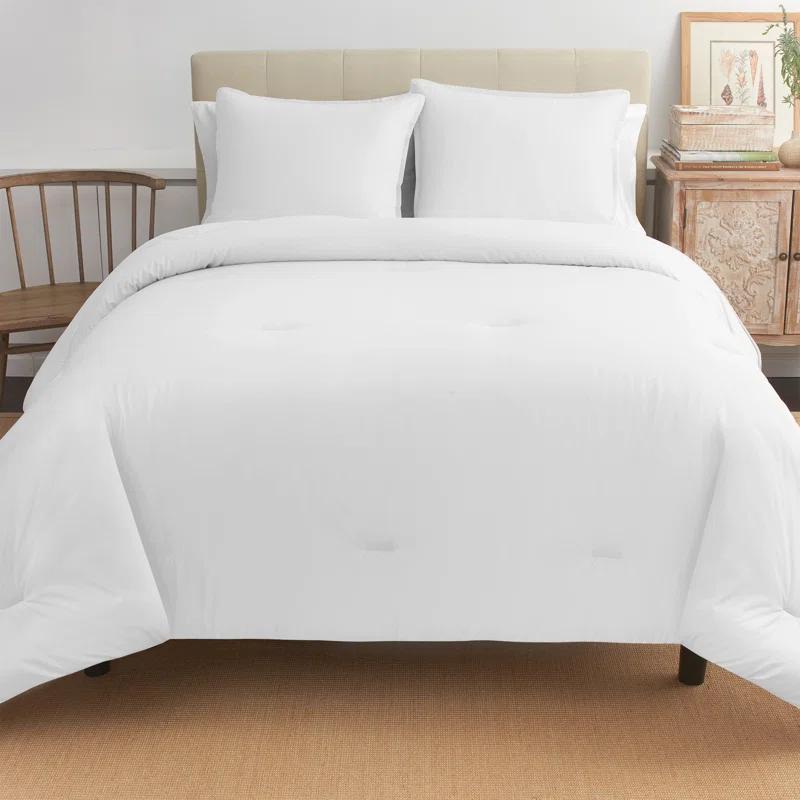 Boutique Living Reversible Percale Cotton Comforter Set