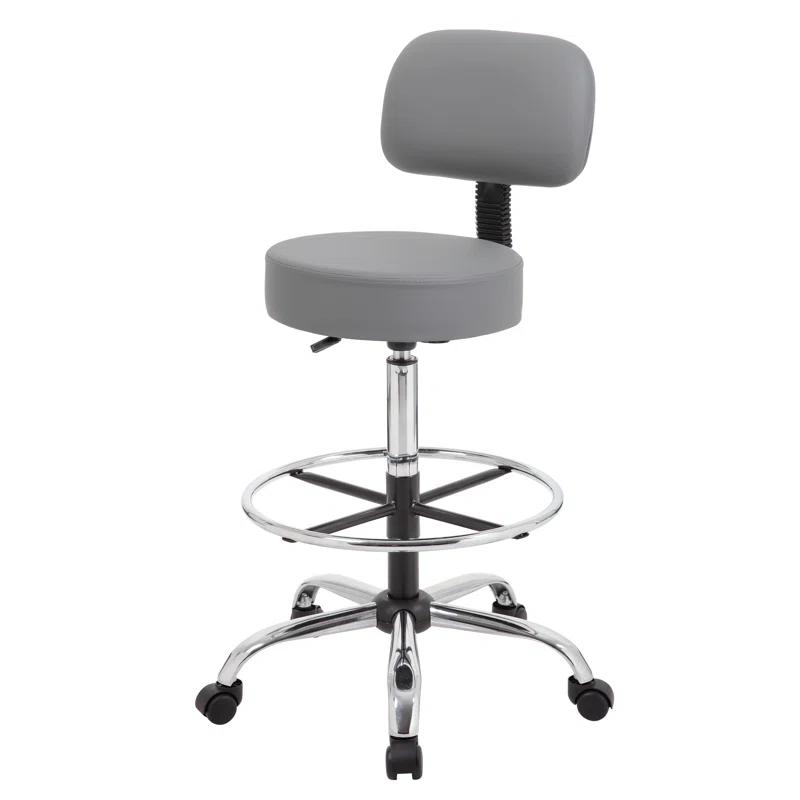 Boss Office Products Vinyl Drafting Chair