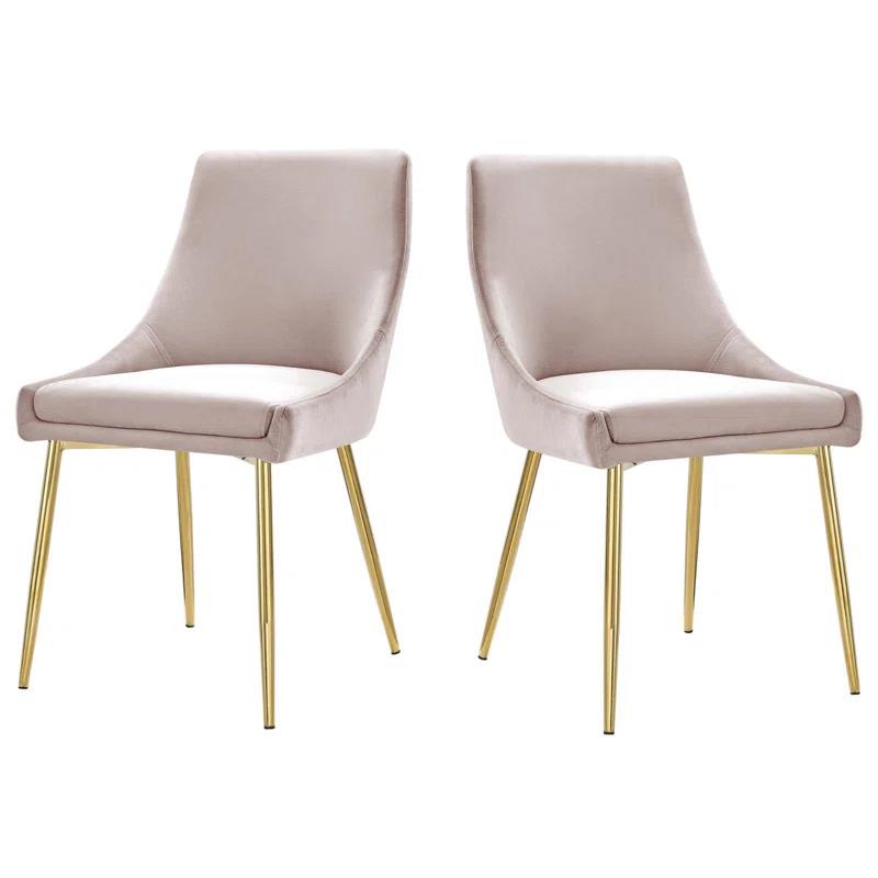 Modway Viscount Performance Velvet Dining Chairs (Set of 2)
