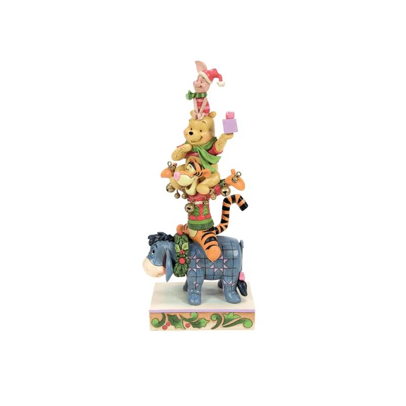 Jim Shore Jim Shore Disney Traditions Pooh & Friends Stacked Figurine 9.75in