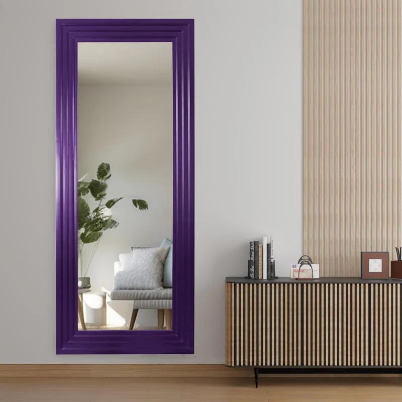 Trule Amy Wood Flat Wall Mirror