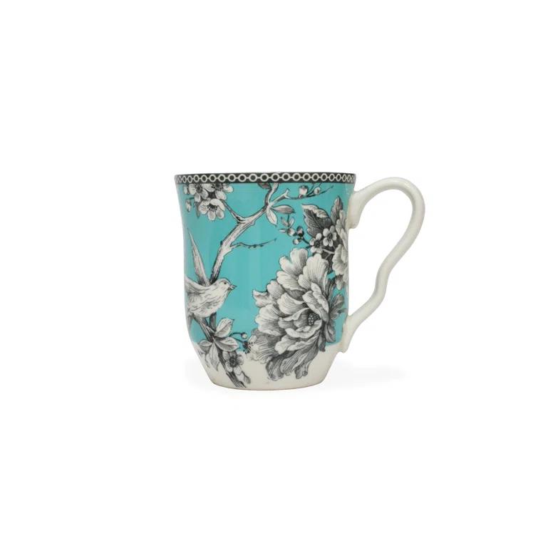 222 Fifth 222 Fifth Adelaide 16-Piece Porcelain Floral Dinnerware Set - Service For 4