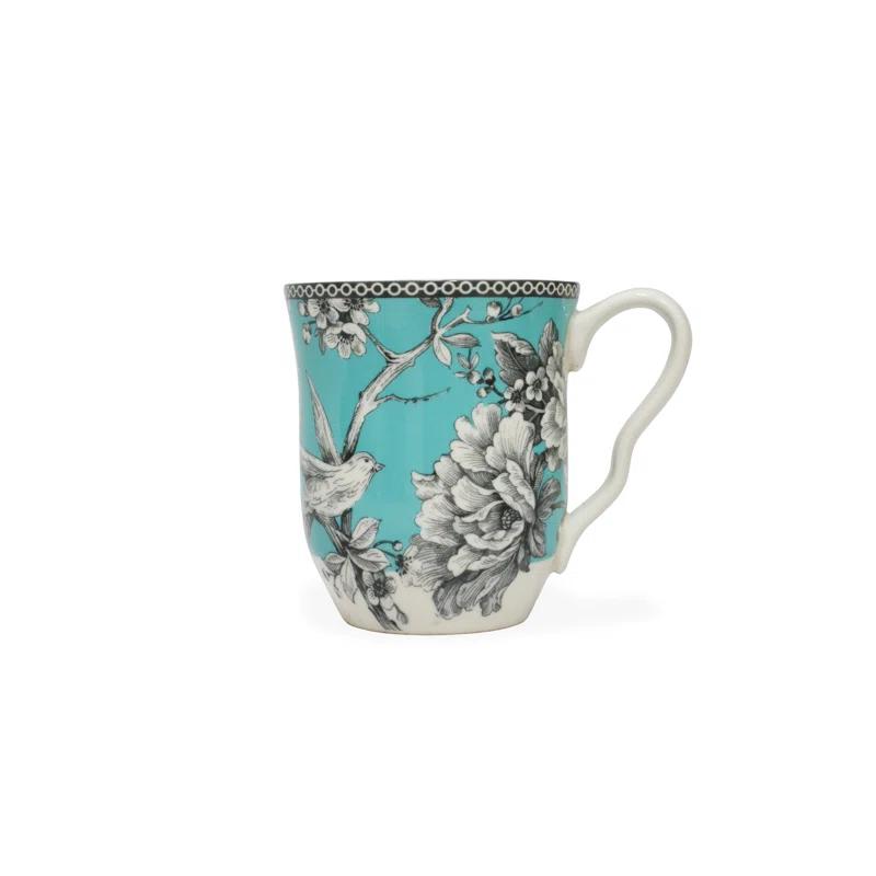 222 Fifth 222 Fifth Adelaide 16-Piece Porcelain Floral Dinnerware Set - Service For 4