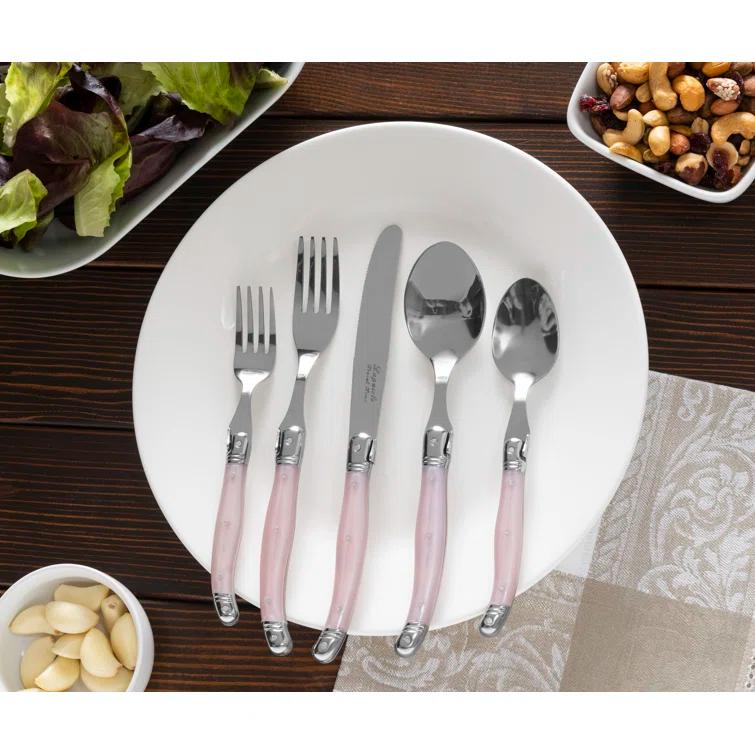 French Home French Home Laguiole 20 Piece Stainless Steel Flatware Set, Service for 4 (Set of 20)