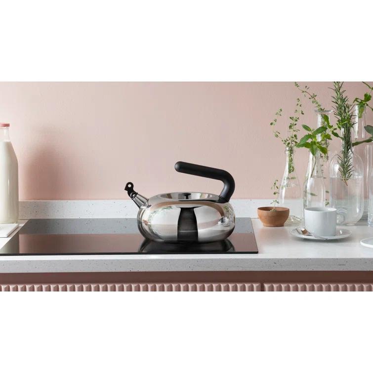Alessi Alessi Bulbul 2.64 Quarts Stainless Steel (18/10) Whistling Stovetop Tea Kettle