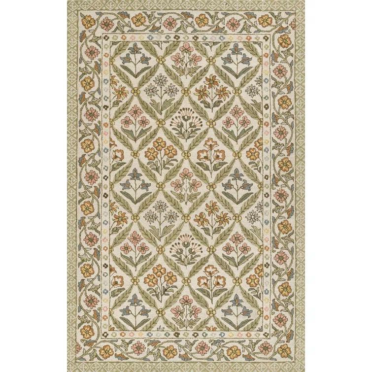 Momeni Cotswold Castle Combe Floral Handtufted Rug