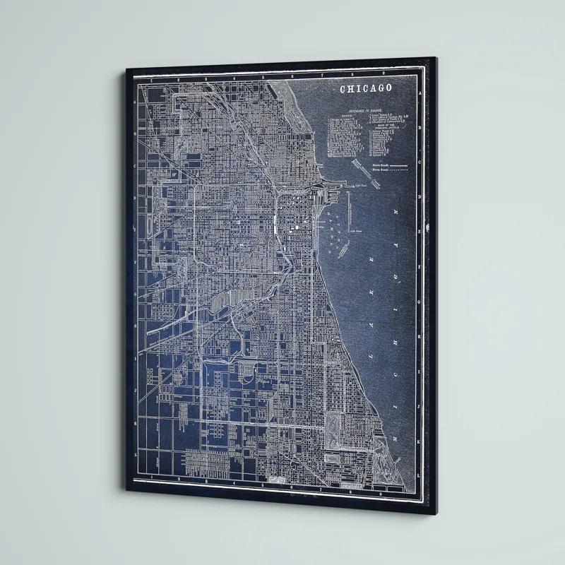Steelside™ " Chicago Sketch Map "