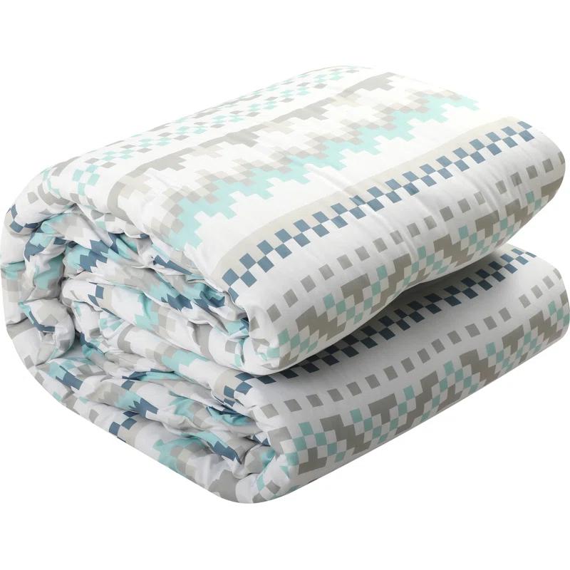 Nanshing America, Inc Chevron Geometric 6 Piece Comforter Set