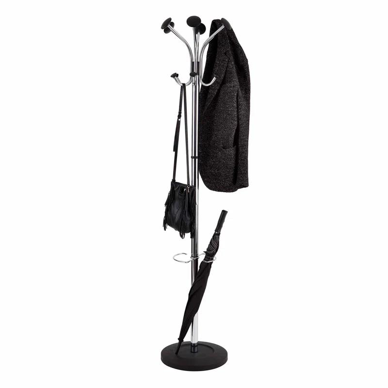 Alba, Inc Alba Chromy Costumer Steel Freestanding Coat Rack