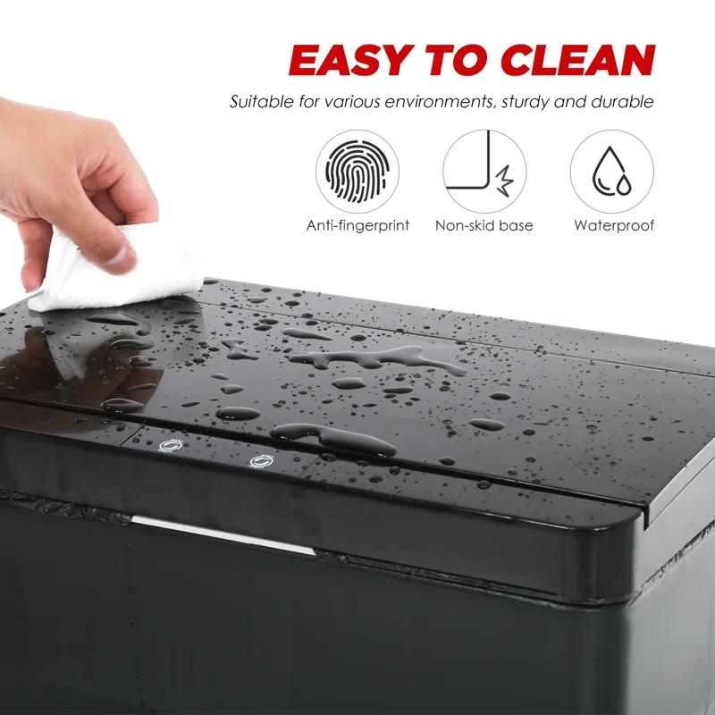 13 Gallon 50 L Trash Can With Lid Plastic Kitchen Trash Bin Automatic Touch Free Motion Sensor Trash Can (3)