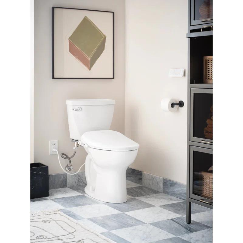 Moen EB2100-E 5-Series Premium Electronic Bidet Seat for Elongated Toilets with Remote