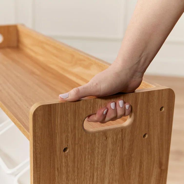 ECR4Kids ECR4Kids 3-Tier Organizer with Shelf and 9 Bins, Toy Storage