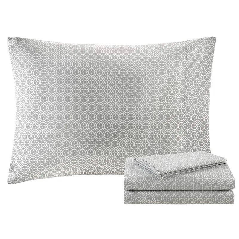 Madison Park Essentials Sybil Quilt Set with Cotton Bed Sheets