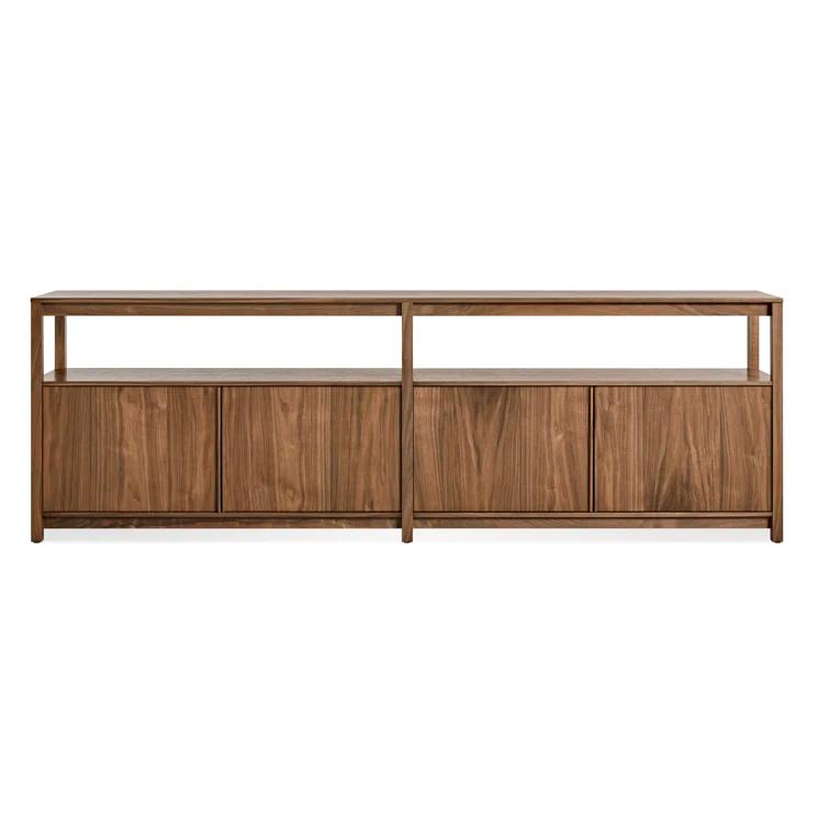 Open Plan Large Low Bookcase w/ Storage