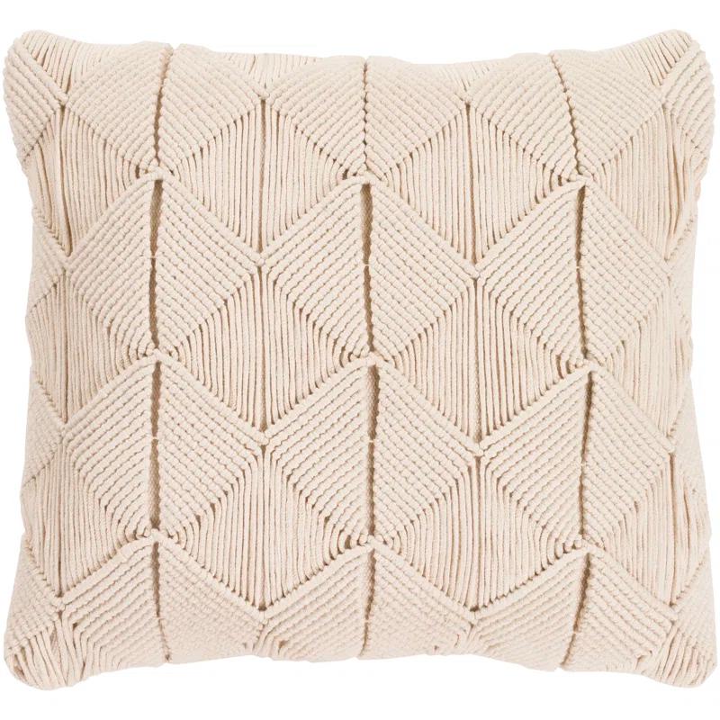 Livabliss Migramah Cotton Reversible Throw Pillow