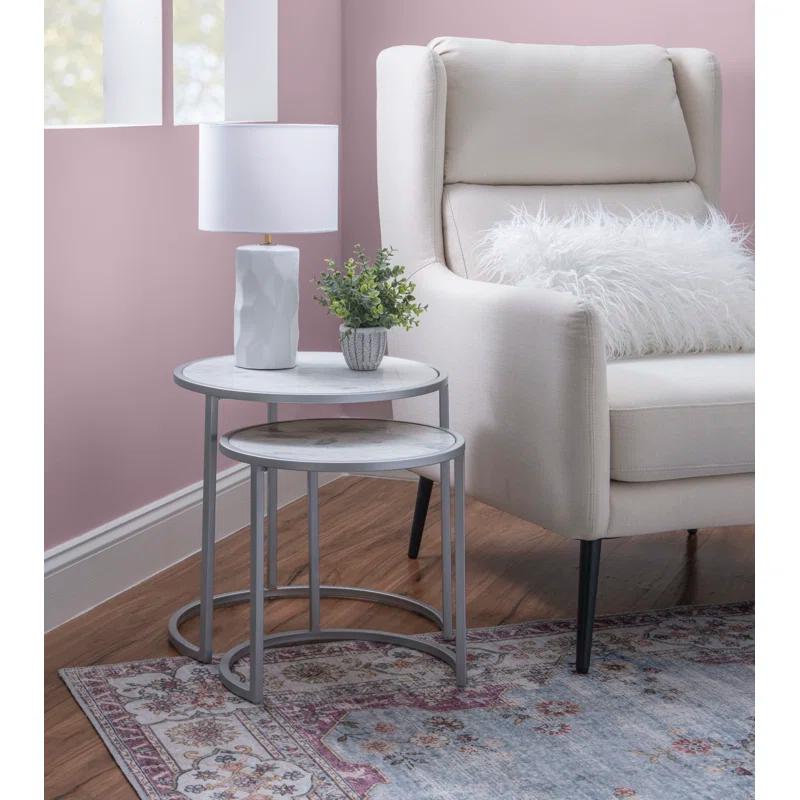 Marble Top Nesting Tables