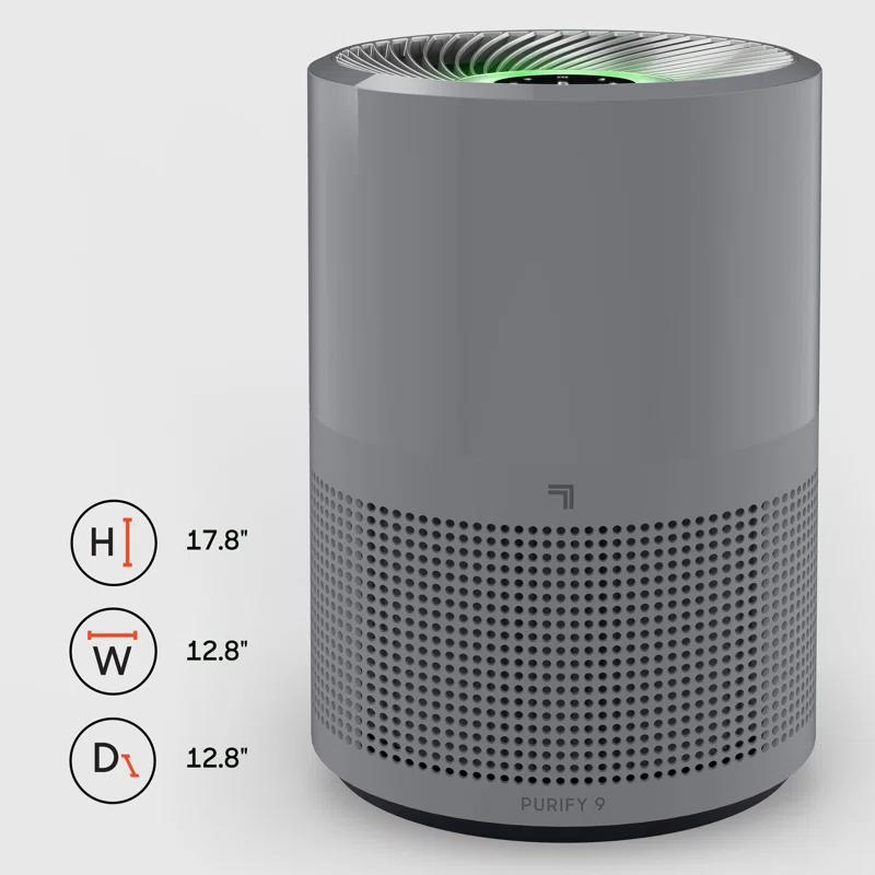 Sharper Image PURIFY 9 Whole Room Air Cleaner with True Hepa Filtraction