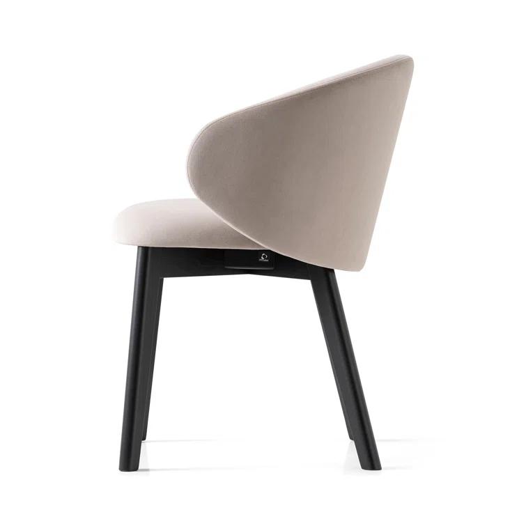 Connubia Tuka Upholstered Armchair with Wooden Frame